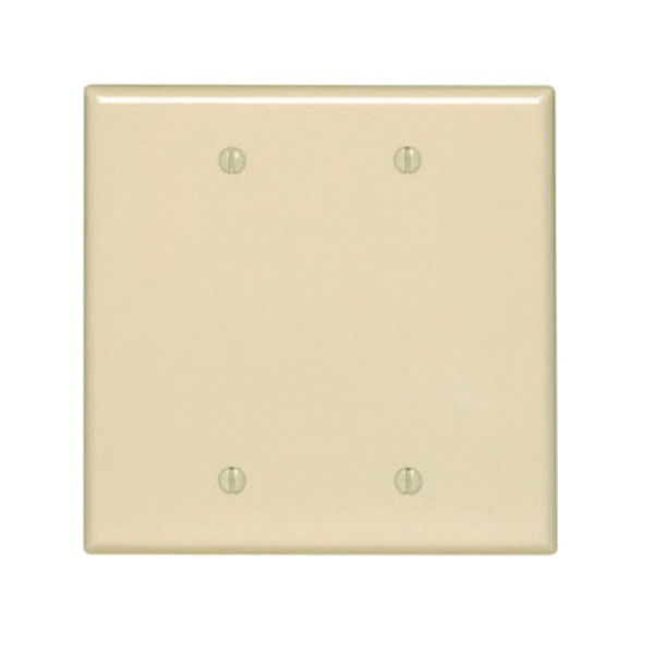 Leviton Wallplates Mid Nyl 2G Blank-I PJ23-I